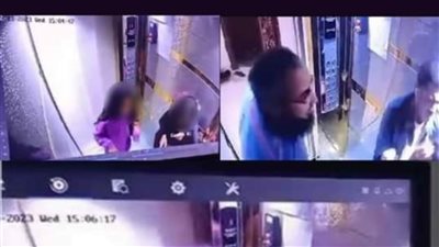 مقطع فيديو لخطڤ طفلتين من المصعد يهز مواقع التواصل