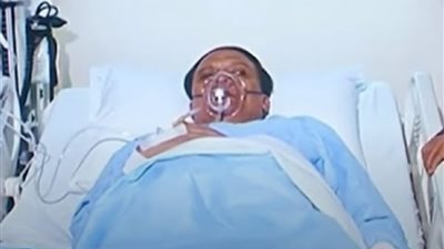 عااجل بعد تدهور حالته الصحية و عارض كلام الاطباء ولم يستمع لتعاليمهم..