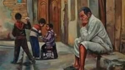 يحكى أن رجلاً أحترق دكانه بالكامل ولم يبقى سوى الحيطان خاوية متفحمه