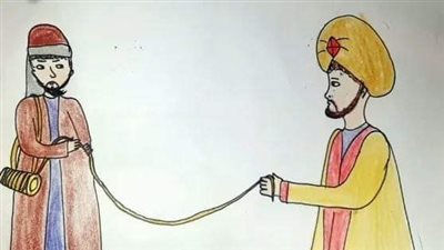 اعتقل أحد الملوك رجل اسمه ( خويلد ابن عتبة )