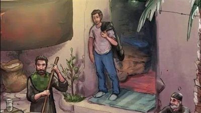 يحكى أن ٳثنين أخوة تشاجرا  في المنزل أمام أبيهم 