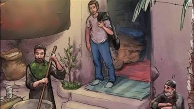 يحكى أن ٳثنين أخوة تشاجرا  في المنزل أمام أبيهم 
