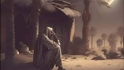 بكت زوجة سيدنا ابو ذر ( رضي الله عنه) وهو يحتضر